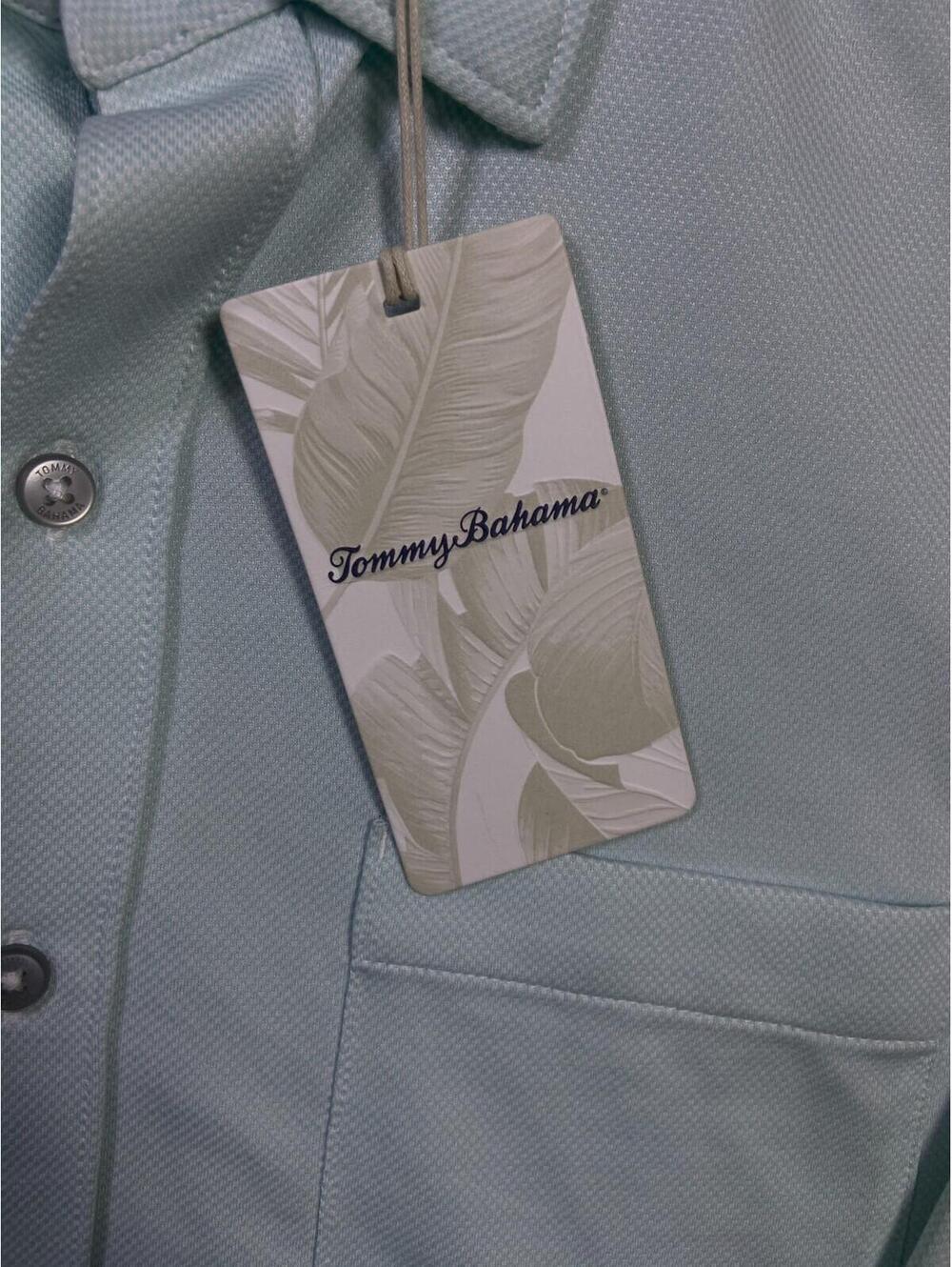 NWT Tommy Bahama Island Zone ST225361 New San Lucio Stretch Supima Shirt Small - Picture 6 of 15